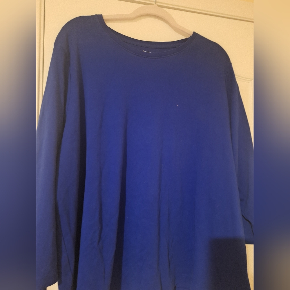 Kim Rogers Curvy 3/4 Length‎ Shirt 3X
